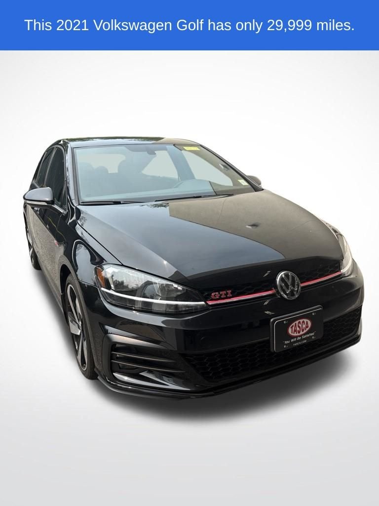 Used 2021 Black Volkswagen 2.0T S image 1