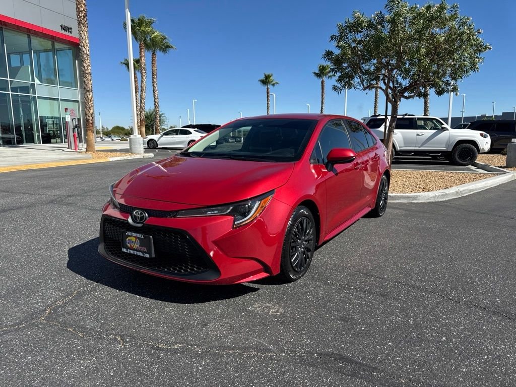 Used 2021 Red Toyota LE image 3