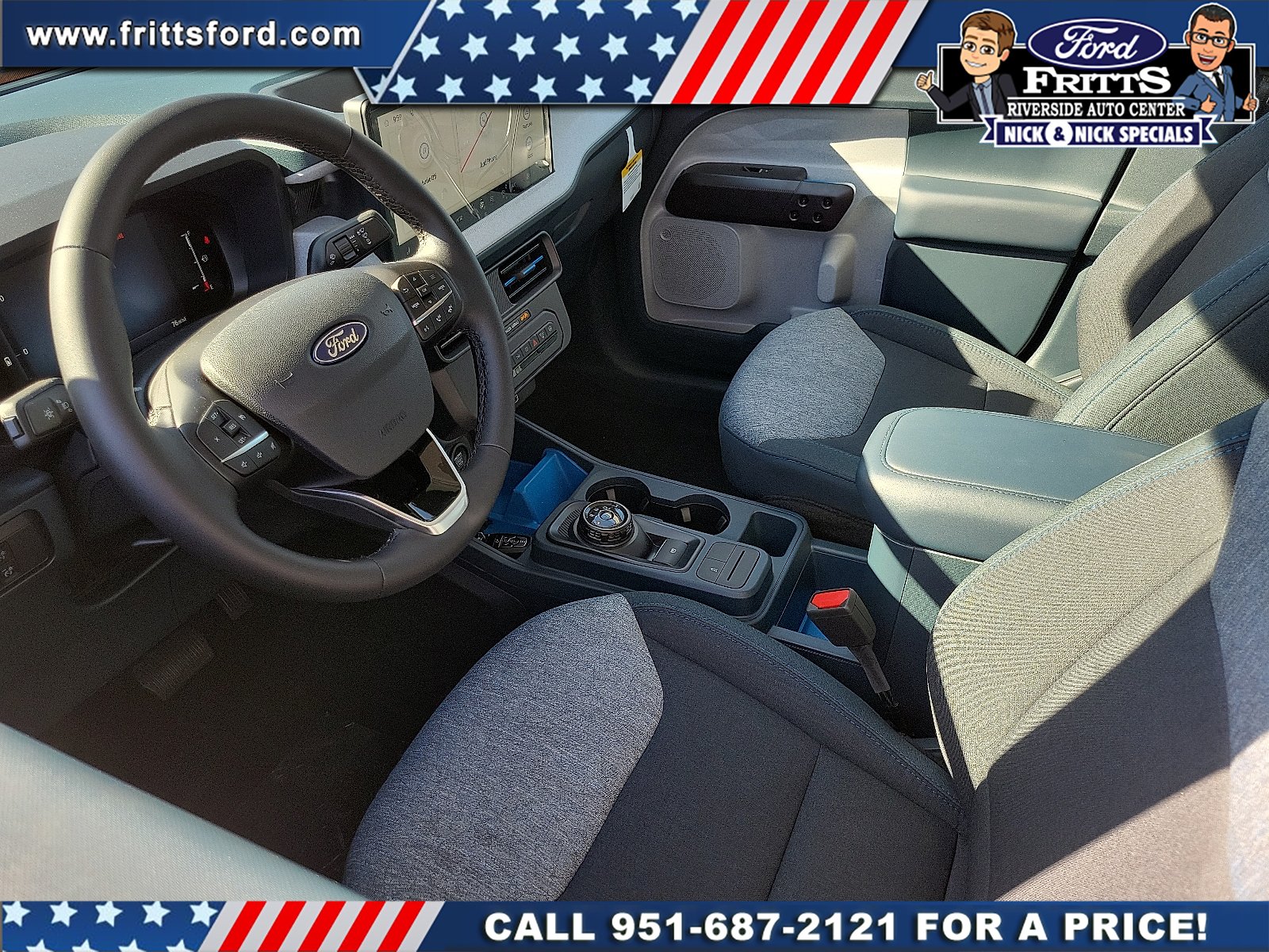 New 2026 Azure Gray Metallic Tri-Coat Ford XLT image 3