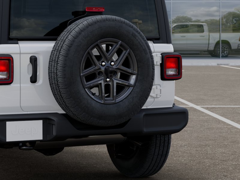New 2026 Bright White Clear-Coat Exterior Paint Jeep Sport S image 48