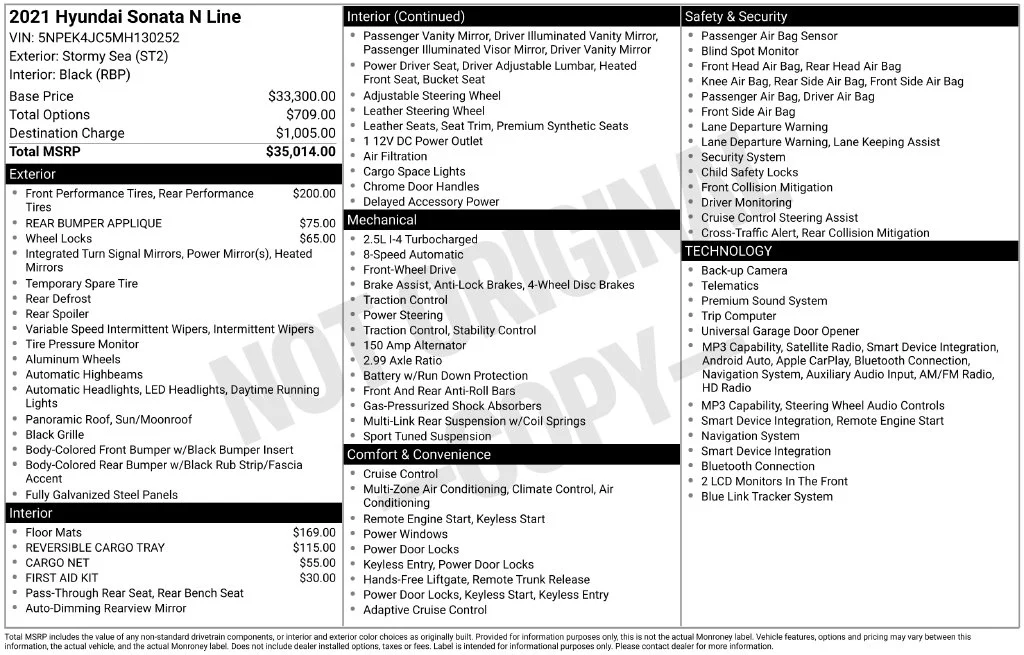 Used 2021 Blue Hyundai N Line image 6