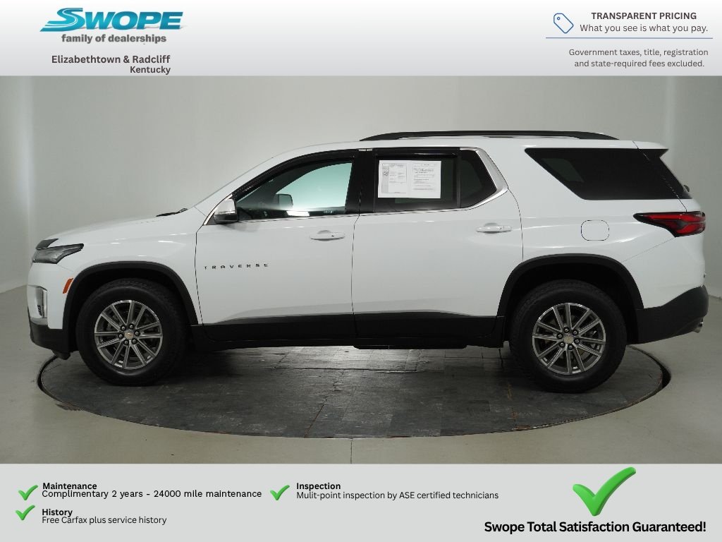 Used 2023 WHITE Chevrolet LT Cloth image 6