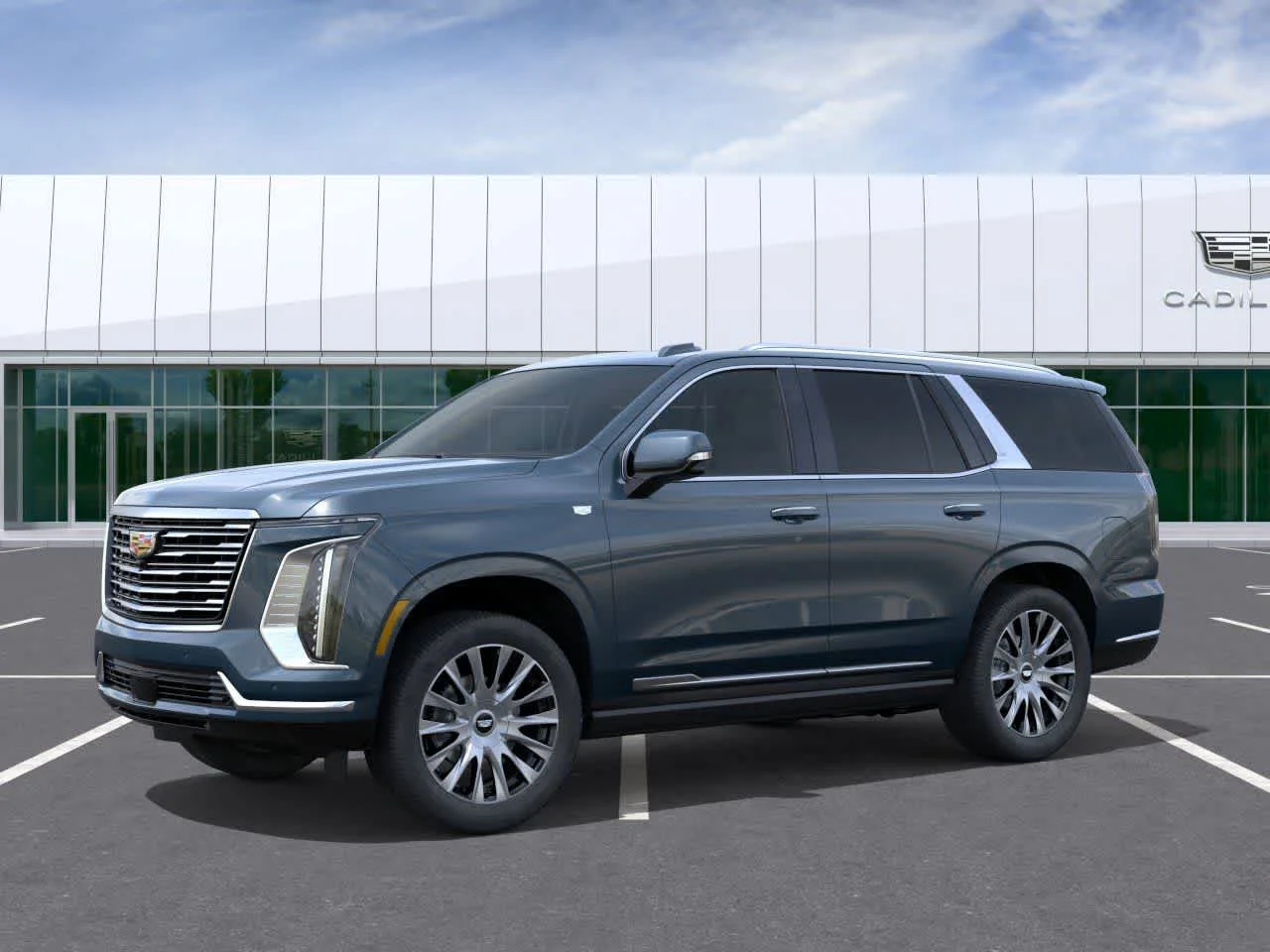New 2026 Deep Sea Metallic Cadillac Platinum Luxury image 2