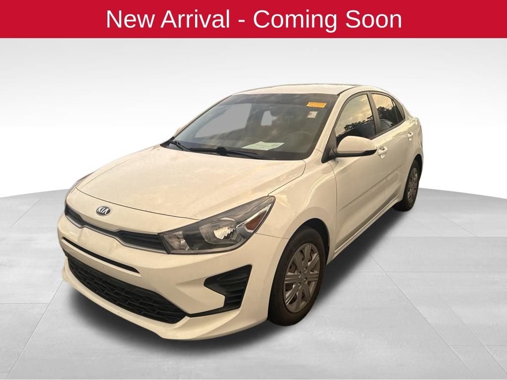 Used 2021 White Kia LX image 1
