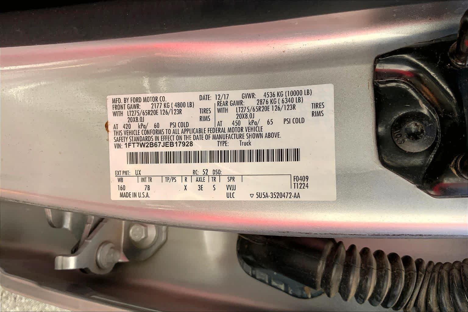 Used 2018 Ingot Silver Metallic Ford Platinum image 35