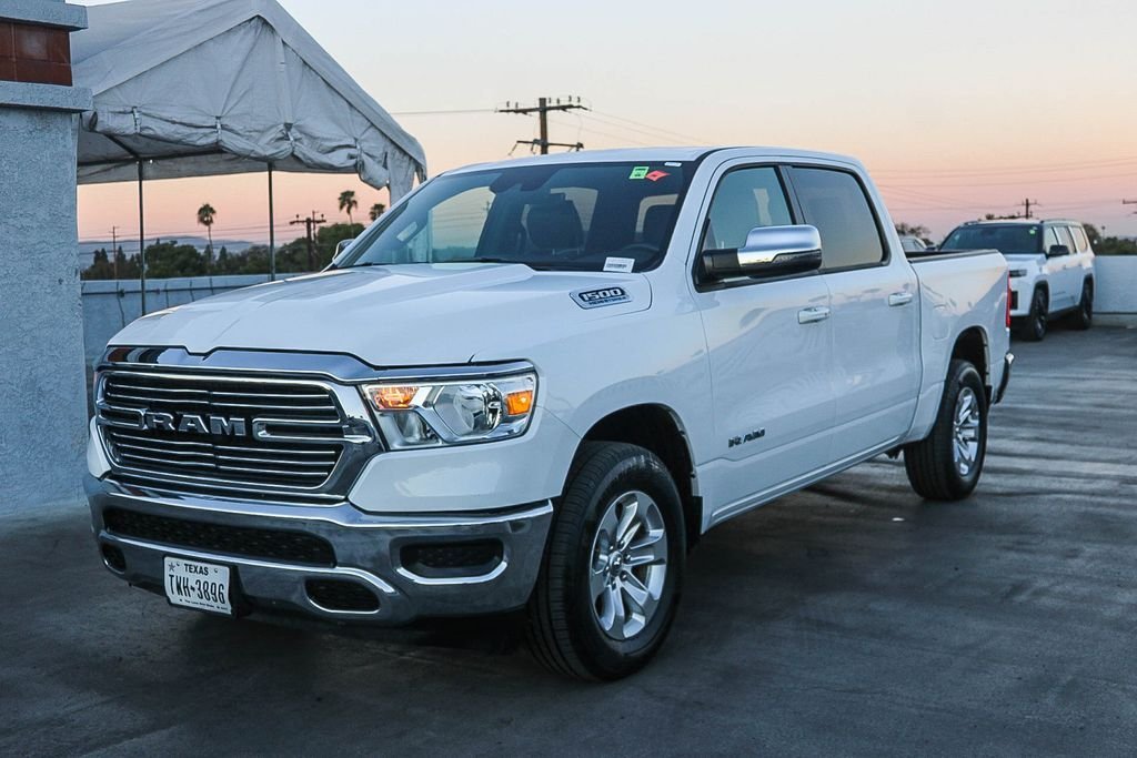 Used 2024 Bright White Clearcoat Ram Laramie image 4