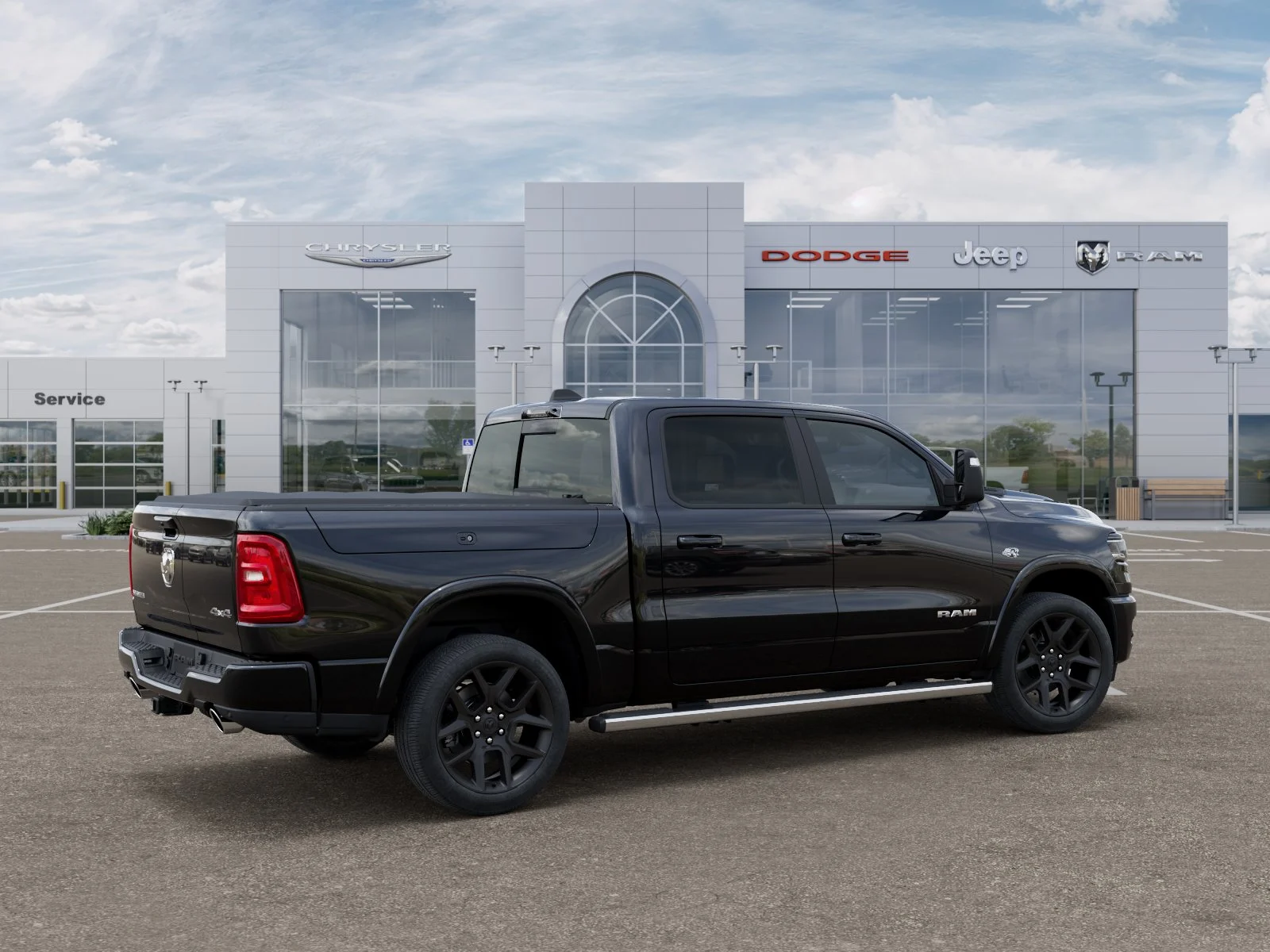 New 2026 Diamond Black Crystal Pearl-Coat Exterior Paint RAM Laramie image 31