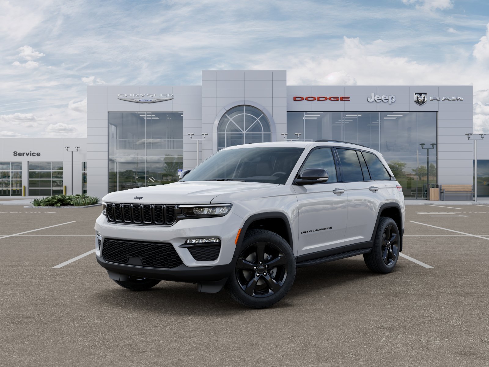 New 2025 Bright White Clear-Coat Exterior Paint Jeep Limited image 30