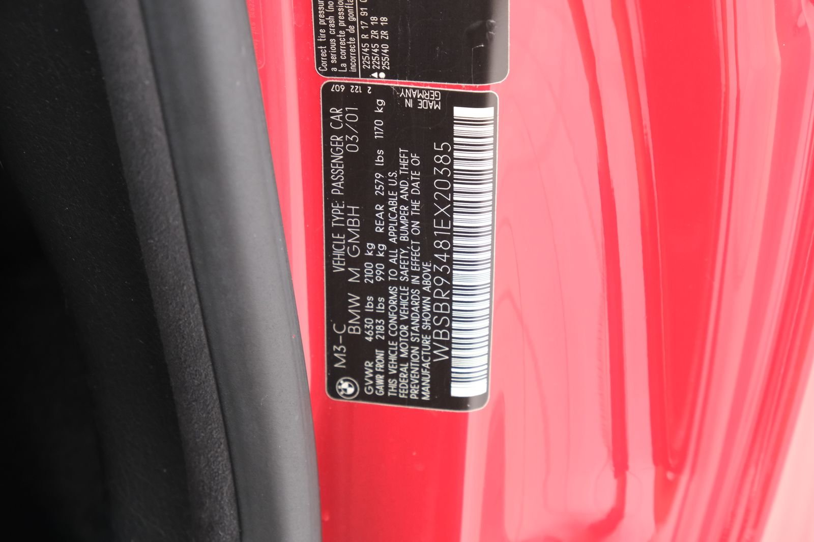 Used 2001 Imola Red BMW Base image 33