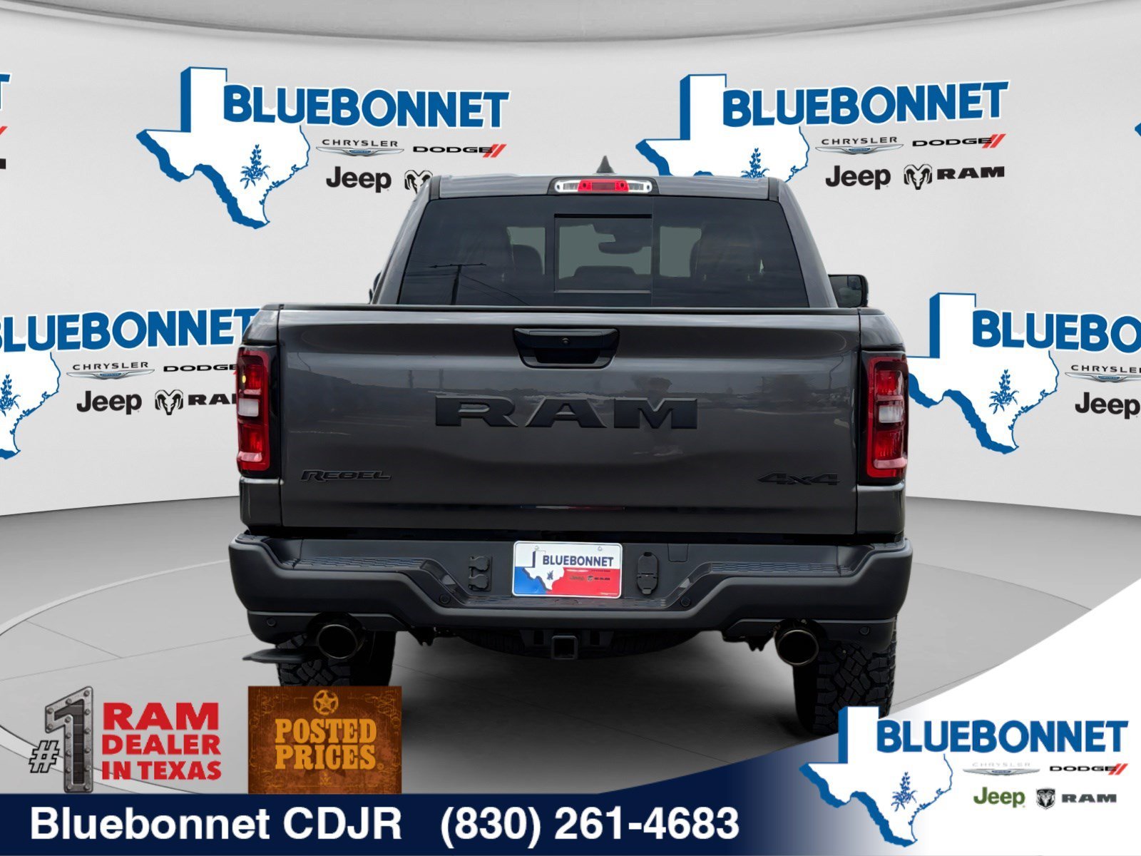 New 2027 Granite Crystal Metallic Clear-Coat Exterior Paint RAM Rebel image 6