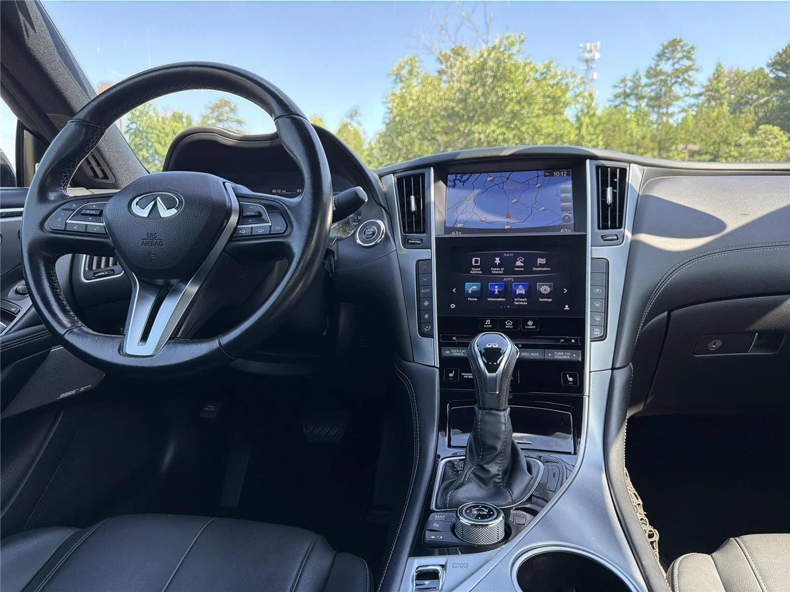 Used 2019 Black Obsidian INFINITI 3.0t LUXE image 9
