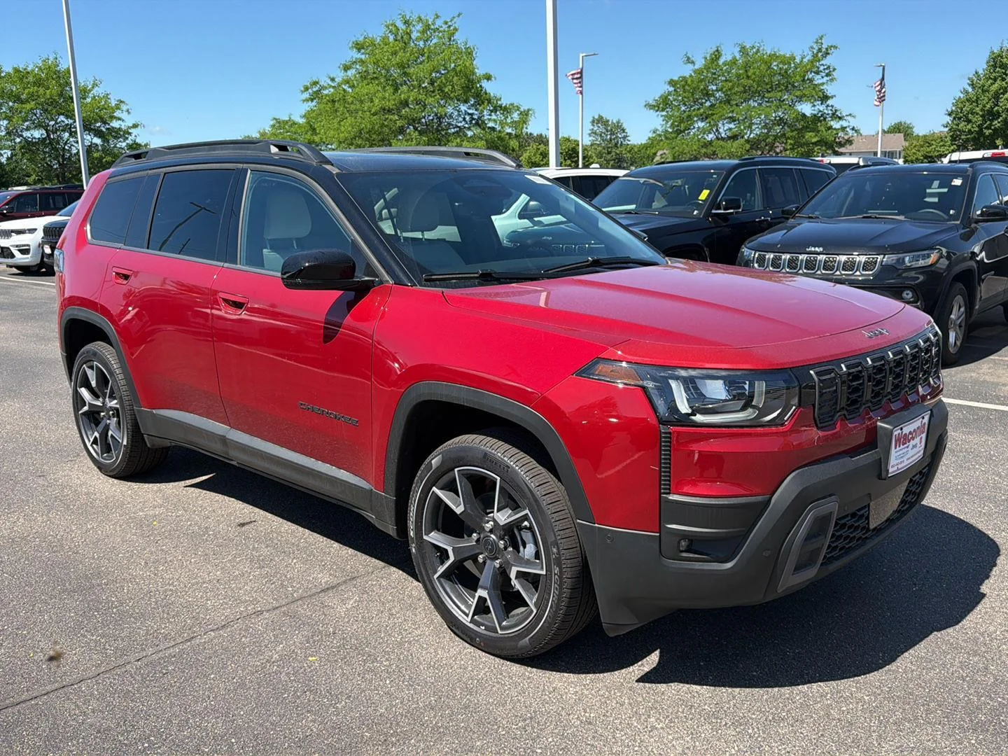 New 2026 Red Hot Pearl-Coat Exterior Paint Jeep Overland image 2