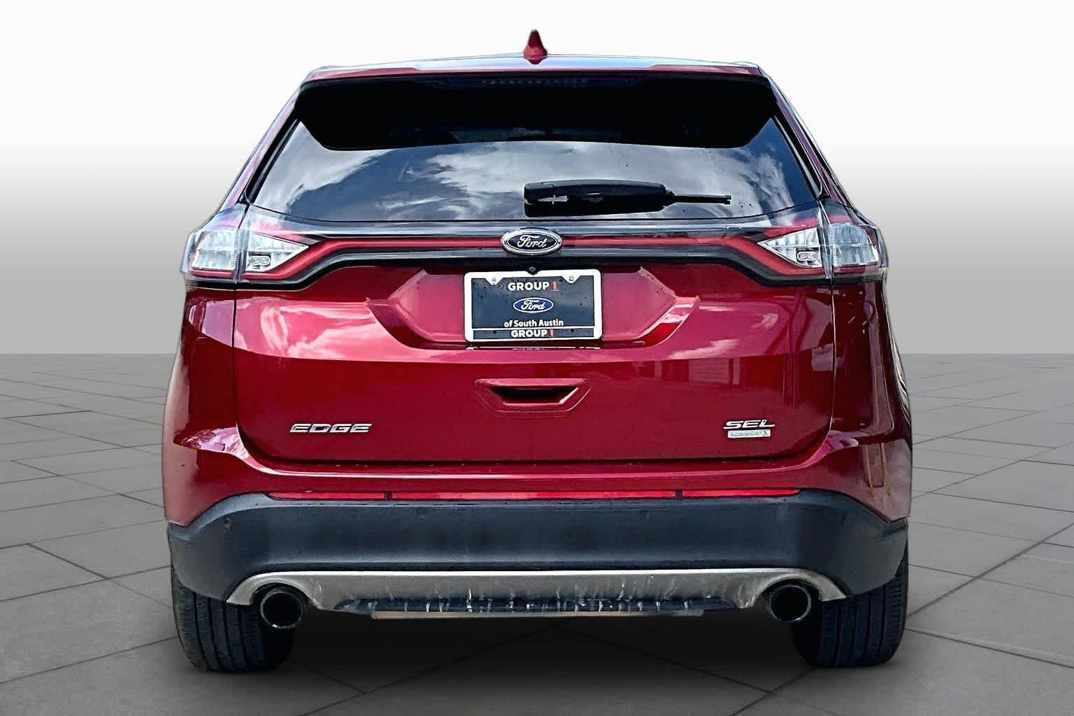 Used 2015 Ruby Red Metallic Tinted Clearcoat Ford SEL image 5