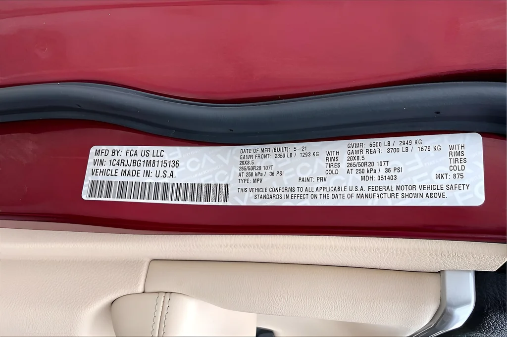Used 2021 Red Jeep Limited image 16