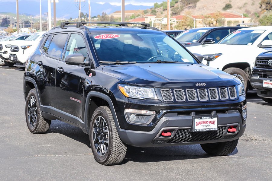 Used 2020 Jeep Compass Trailhawk with VIN 3C4NJDDB3LT256176 for sale in San Juan Capistrano, CA