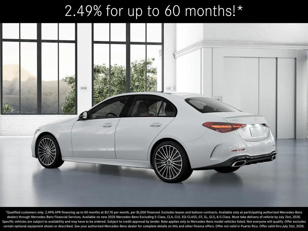 New 2026 Polar White Mercedes-Benz C 300 image 30