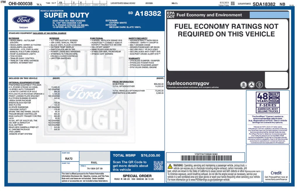 2025 Ford F-550 Super Duty Chassis Cab XL - Photo 8