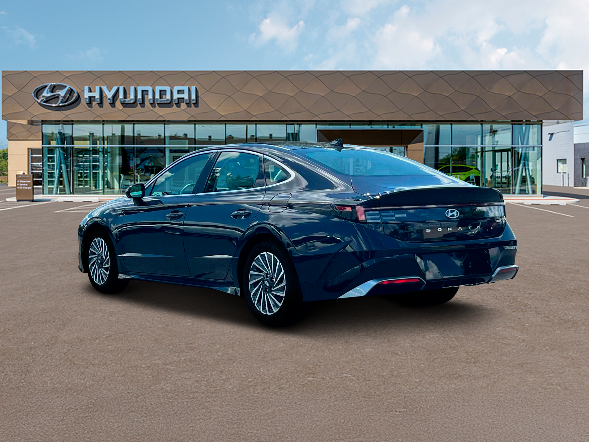 New 2025 Blue Hyundai SEL image 5