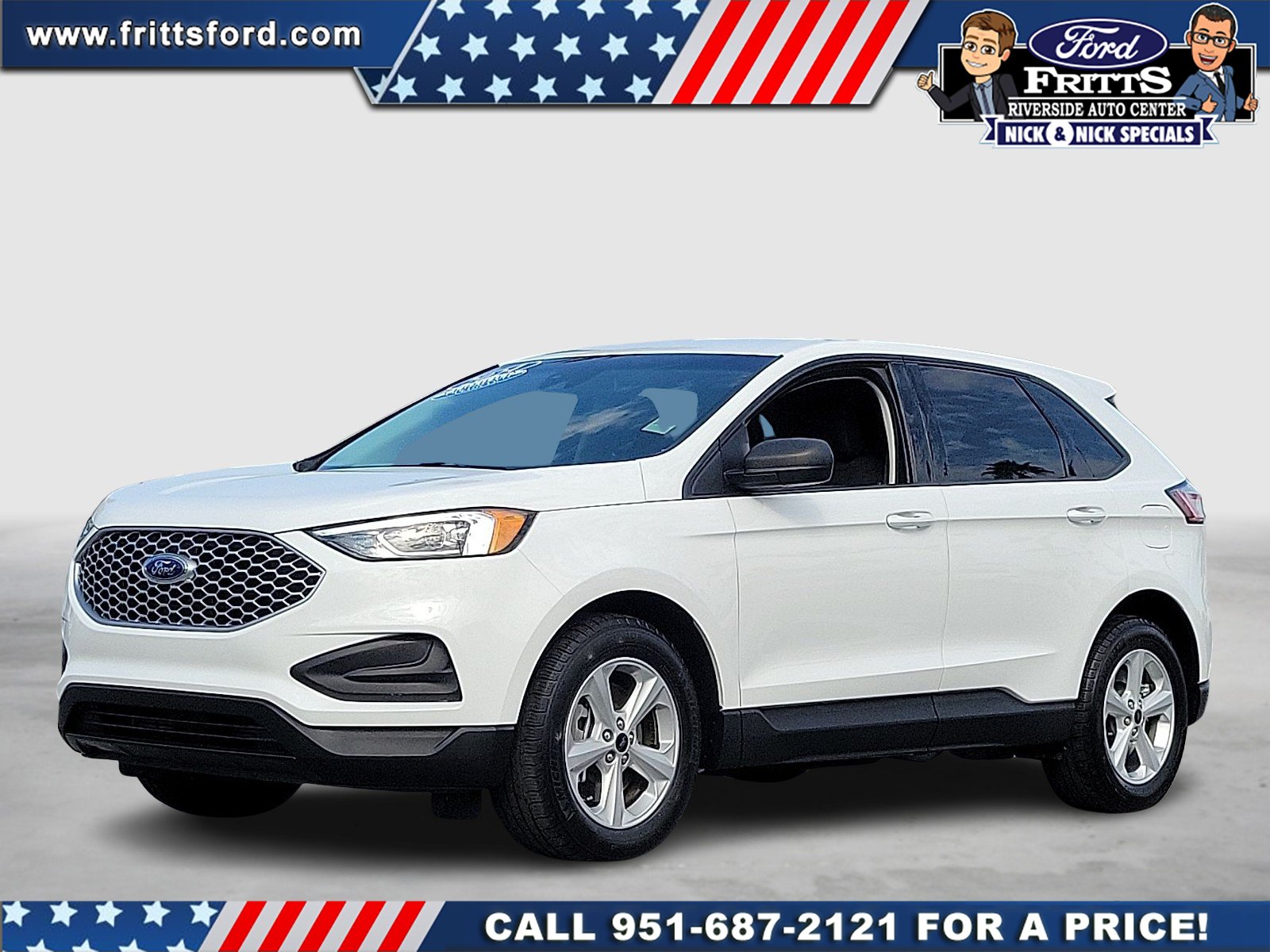 Certified Used 2024 Oxford White Ford SE image 1