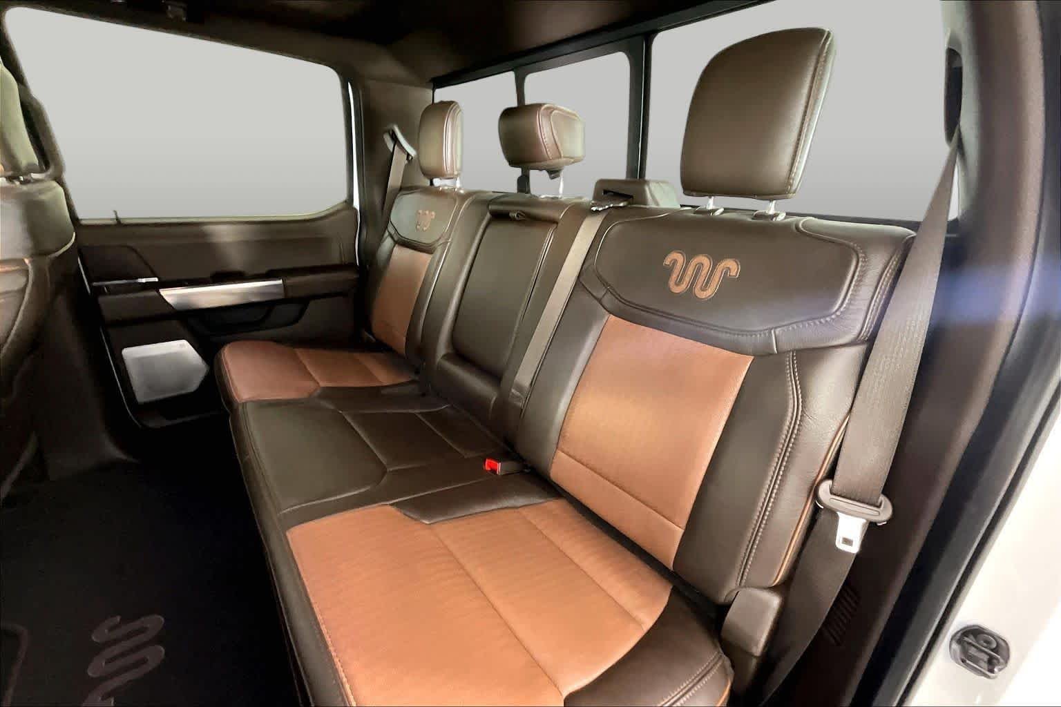Used 2024 Star White Metallic Tri-Coat/Darkened Bronze Ford King Ranch image 18