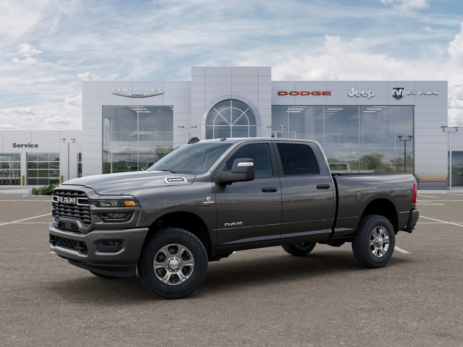New 2025 Granite Crystal Metallic Clearcoat RAM Big Horn image 46