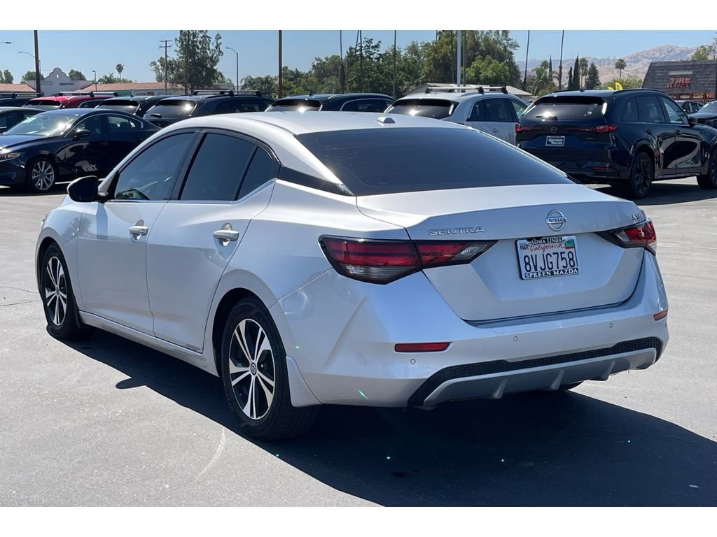 Used 2021 Brilliant Silver Metallic Nissan SV image 4