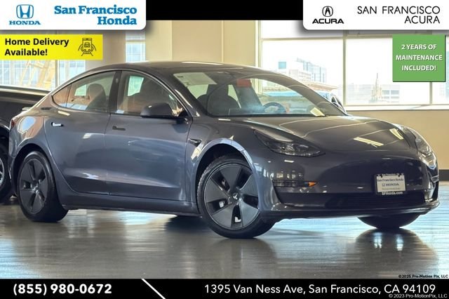 Used 2023 Gray Tesla Base image 1