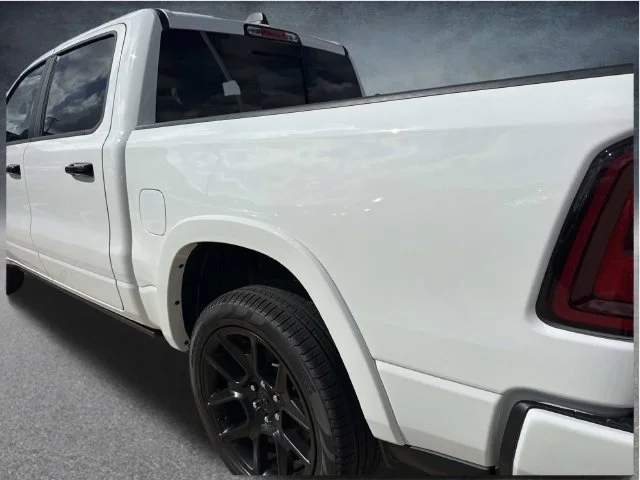 New 2027 Bright White Clear-Coat Exterior Paint RAM Laramie image 17