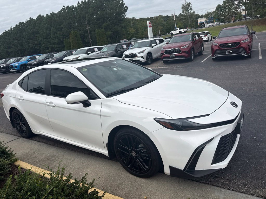 Used 2025 White Toyota SE image 1