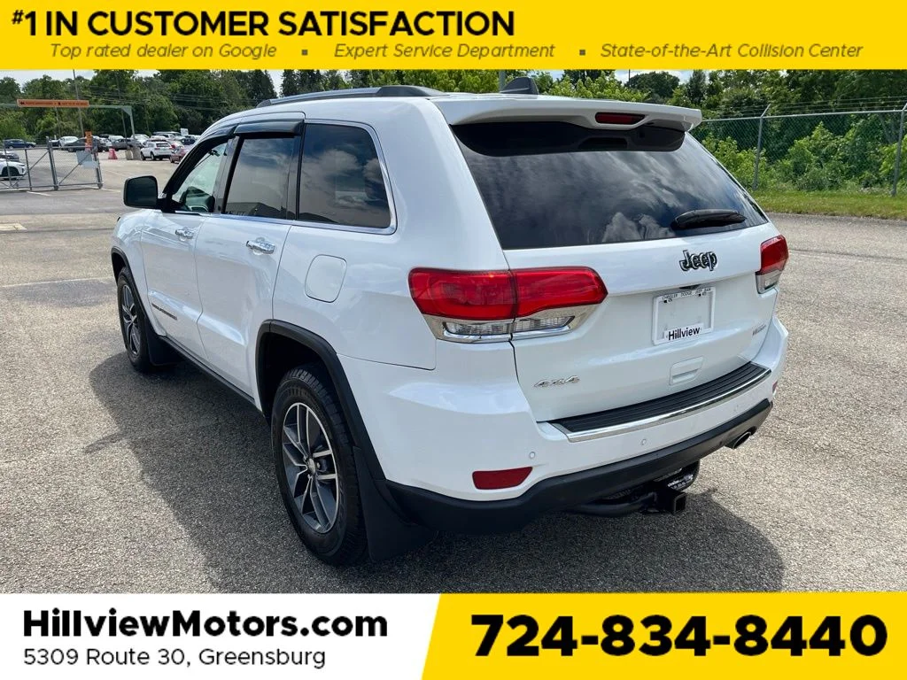 Used 2018 Bright White Clearcoat Jeep Limited image 4
