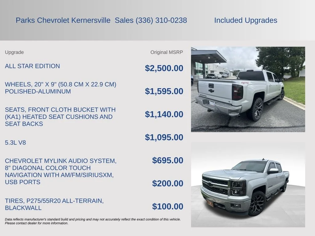 Used 2015 Silver Chevrolet LT image 4