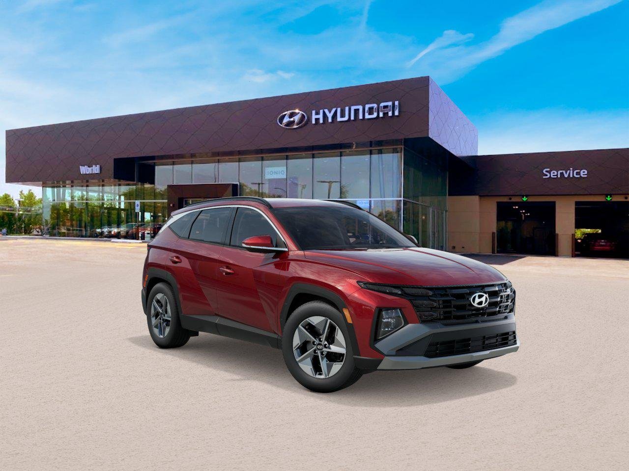 New 2026 Ultimate Red Hyundai SEL FWD image 2