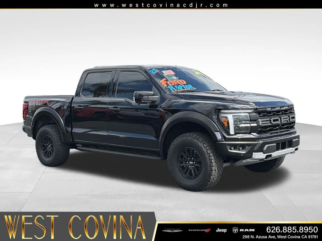 Used 2025 Black Ford Raptor image 1