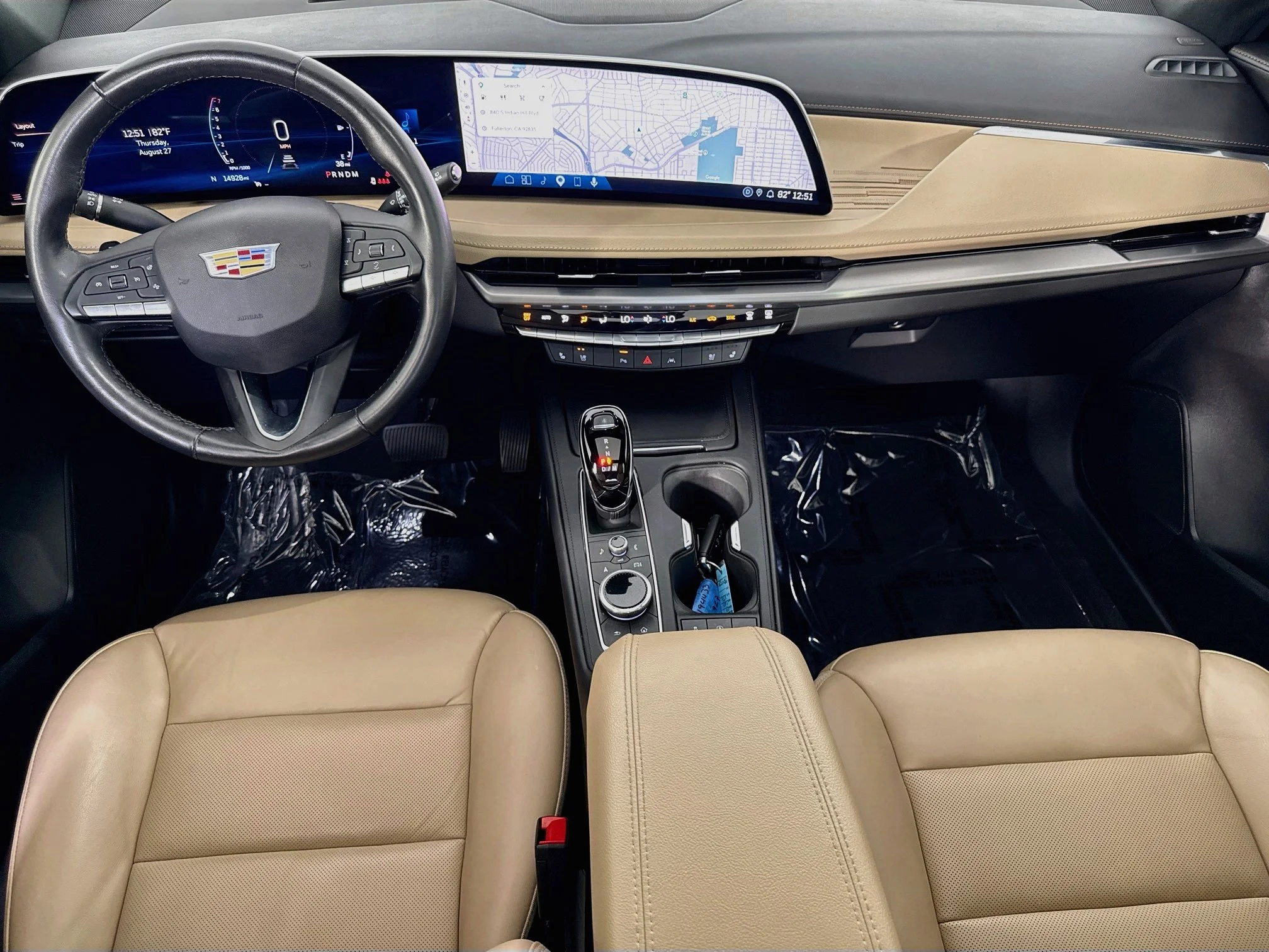 Used 2024 Stellar Black Metallic Cadillac Premium Luxury image 26