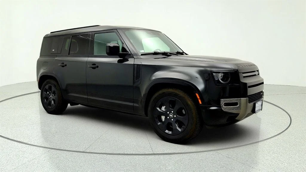 Used 2023 Santorini Black Metallic Land Rover 110 X-Dynamic SE AWD w/ Air Suspension & Cold Climate Pkgs + ACC image 3