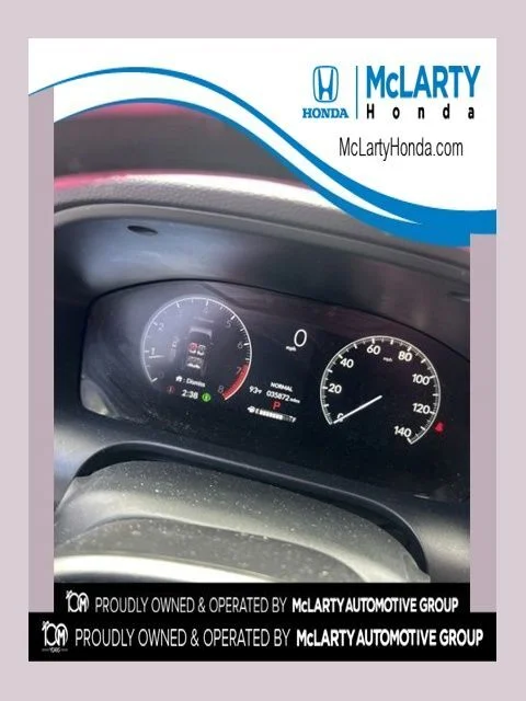 Used 2025 Crystal Black Pearl Honda LX image 1