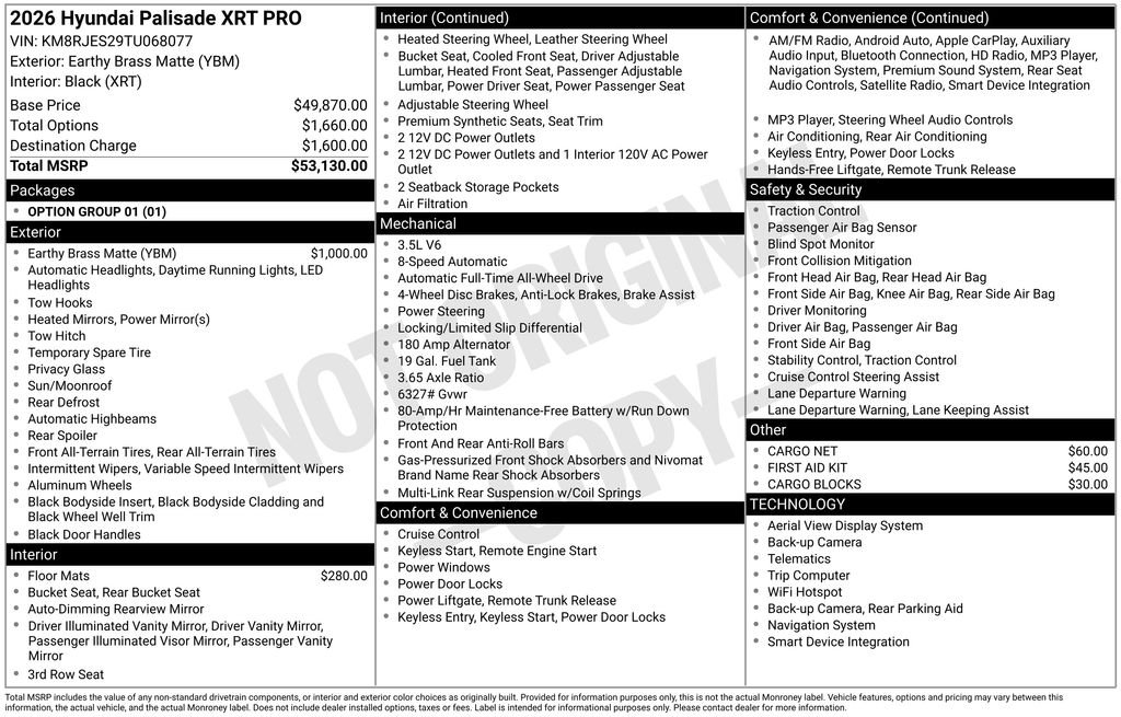 Certified Used 2026 Brown Hyundai XRT Pro image 7