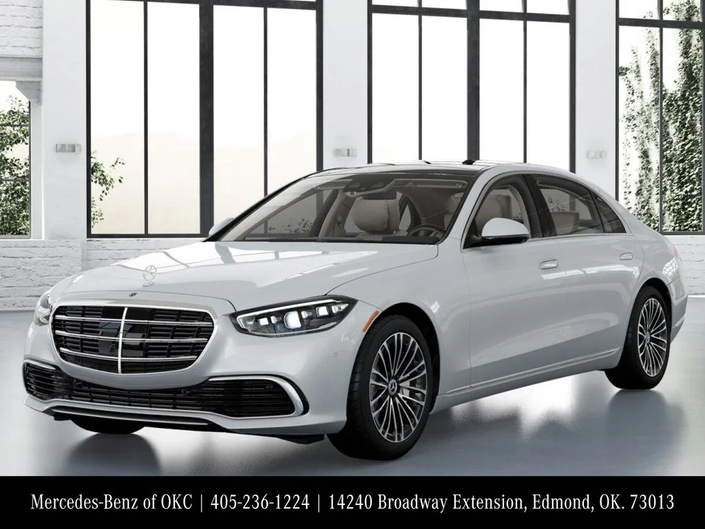 New 2026 White Mercedes-Benz S 580 image 1
