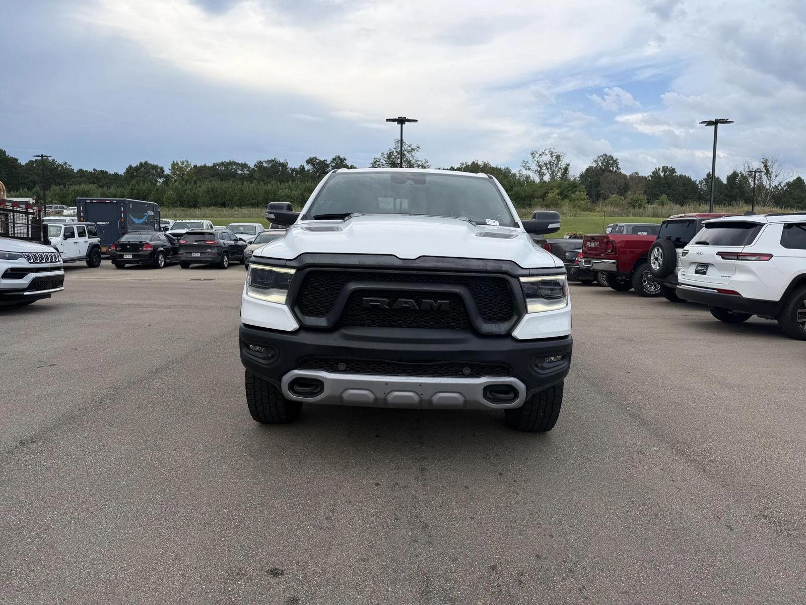 Used 2021 Bright White Clearcoat Ram Rebel image 2