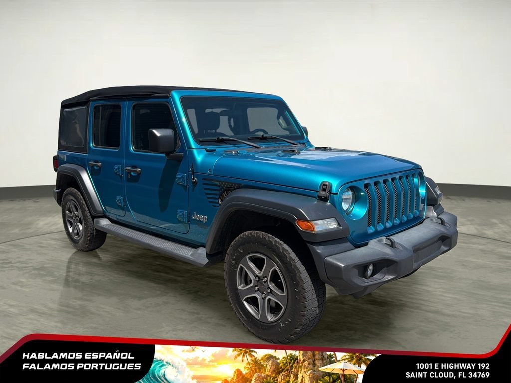 Used 2019 Teal Jeep Sport S 4x4 image 8