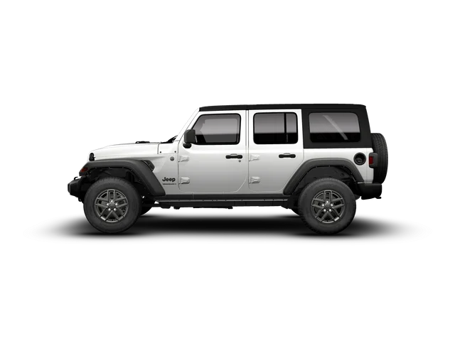 New 2026 Bright White Clear-Coat Exterior Paint Jeep Sport S image 3