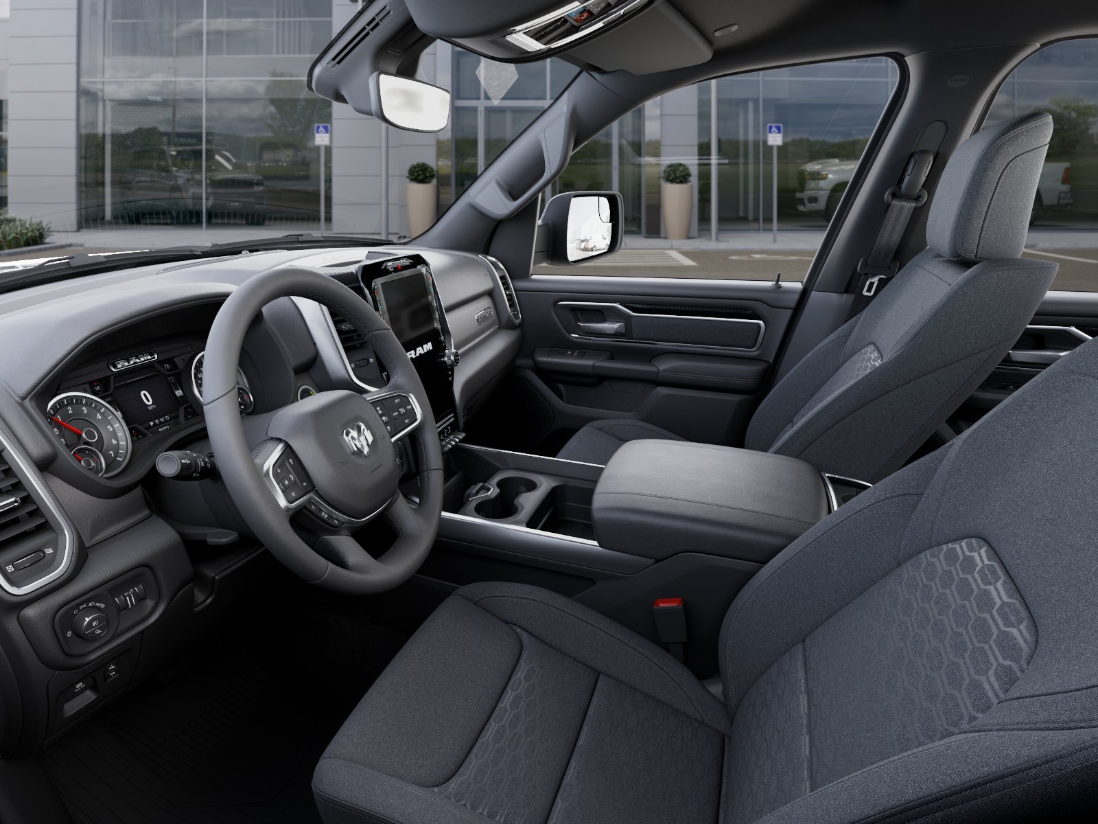 New 2026 Diamond Black Crystal Pearl-Coat Exterior Paint RAM Big Horn/Lone Star image 129