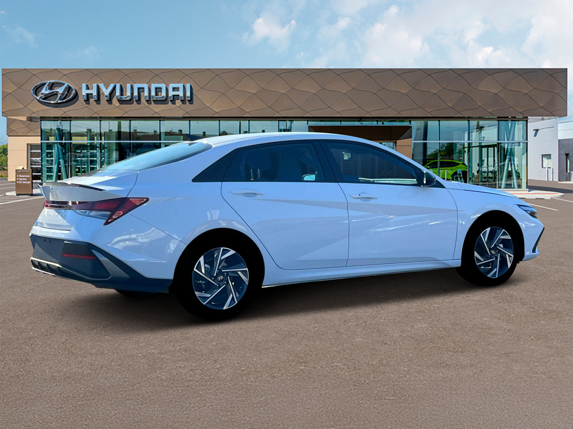 New 2025 White Hyundai SEL Sport image 8