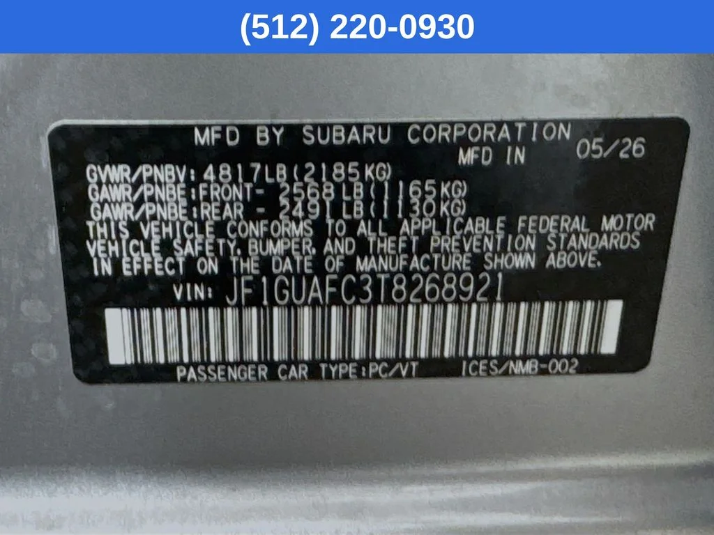 New 2026 Silver Subaru Sport image 40