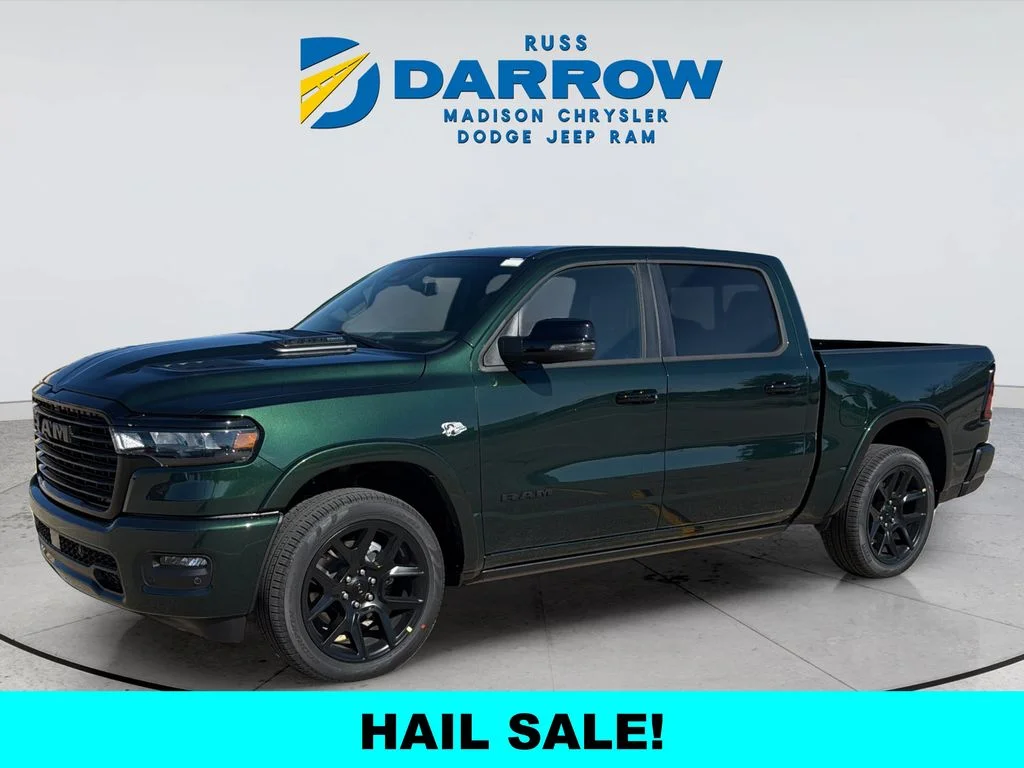 New 2026 Serrano-Green Metallic Exterior Paint RAM Laramie image 1