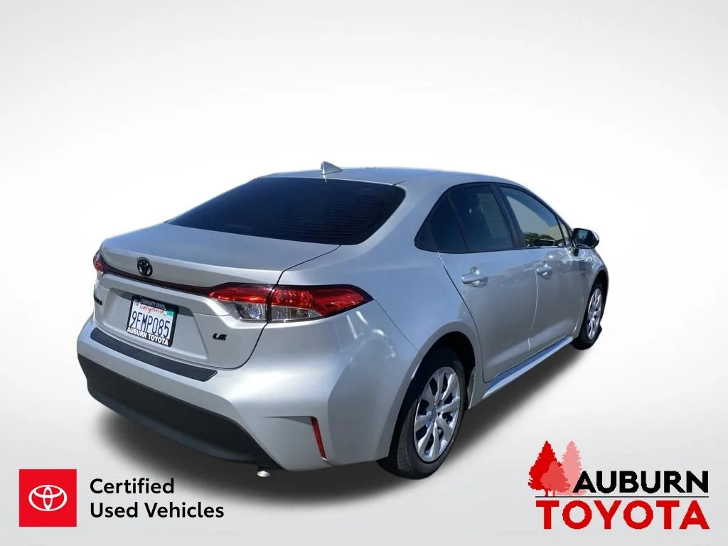 Certified Used 2023 Silver Toyota LE image 8