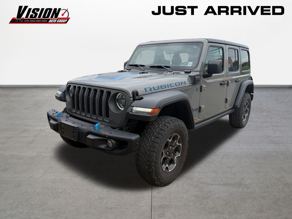 Used 2023 Gray Jeep Rubicon 4xe image 1