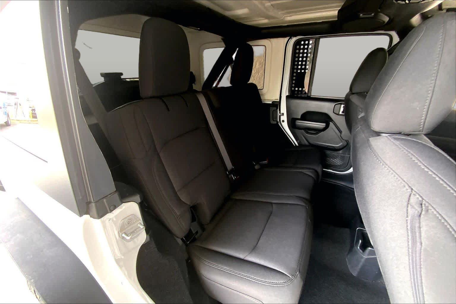 Used 2021 Bright White Clearcoat Jeep Unlimited Willys Sport image 19