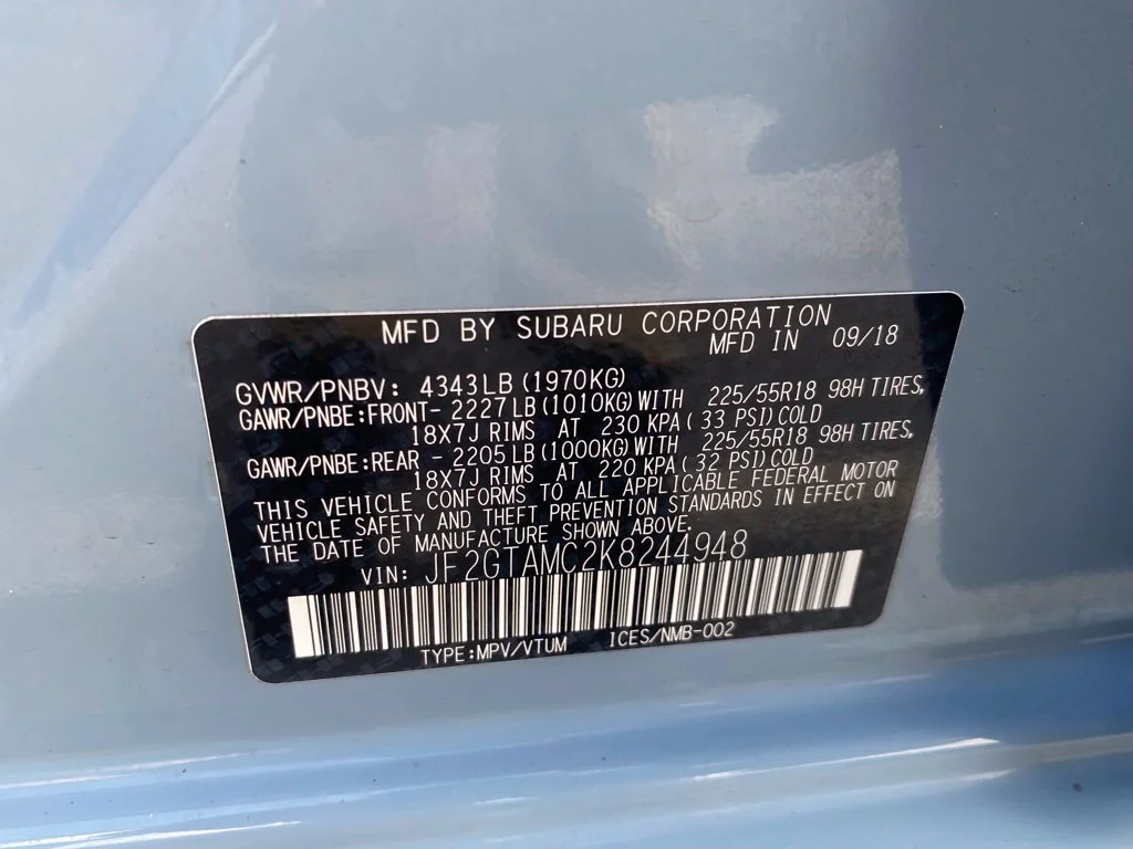 Used 2019 Gray Subaru 2.0i Limited image 21