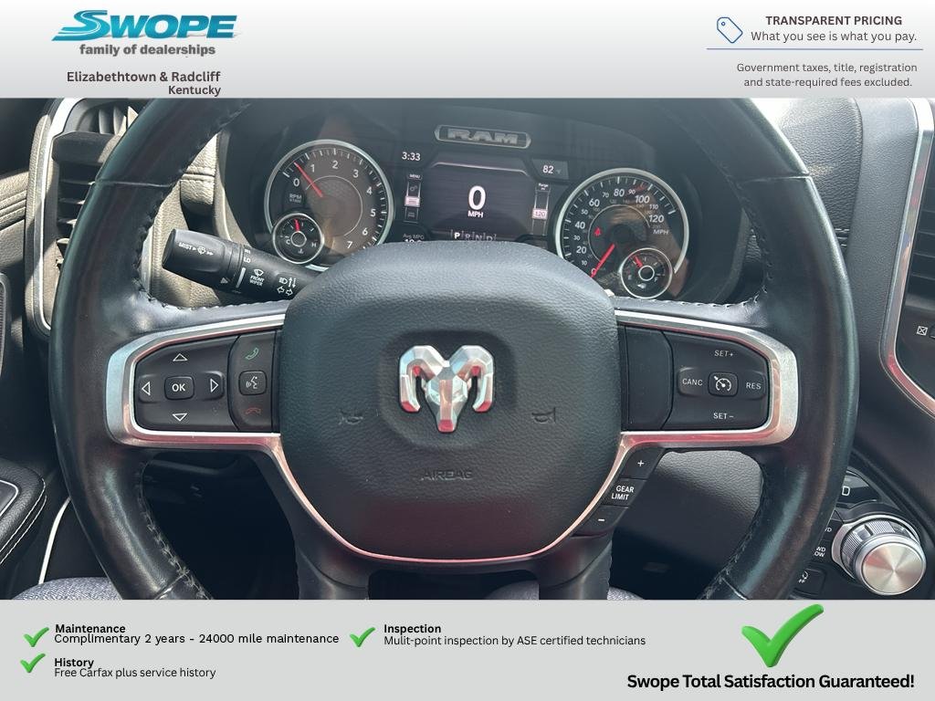 Used 2020 Bright White Clearcoat Ram Laramie image 24